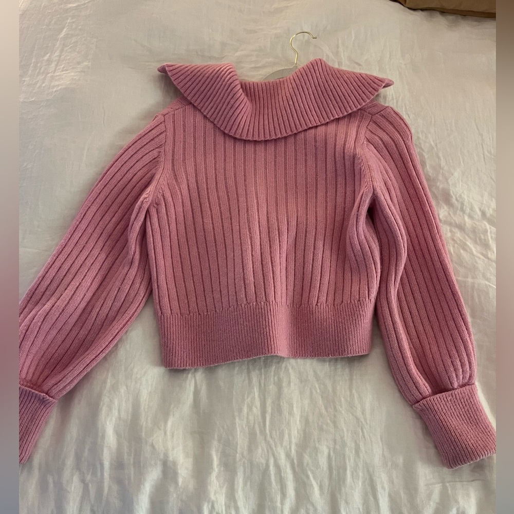 & Other Stories Wool Pink Pullover - Picture 2 of 6